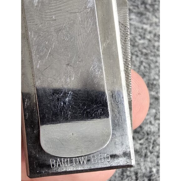 Vintage Barlow B60 Thermaclad Windows Malta Metal Advertising Money Clip - Picture 5 of 5
